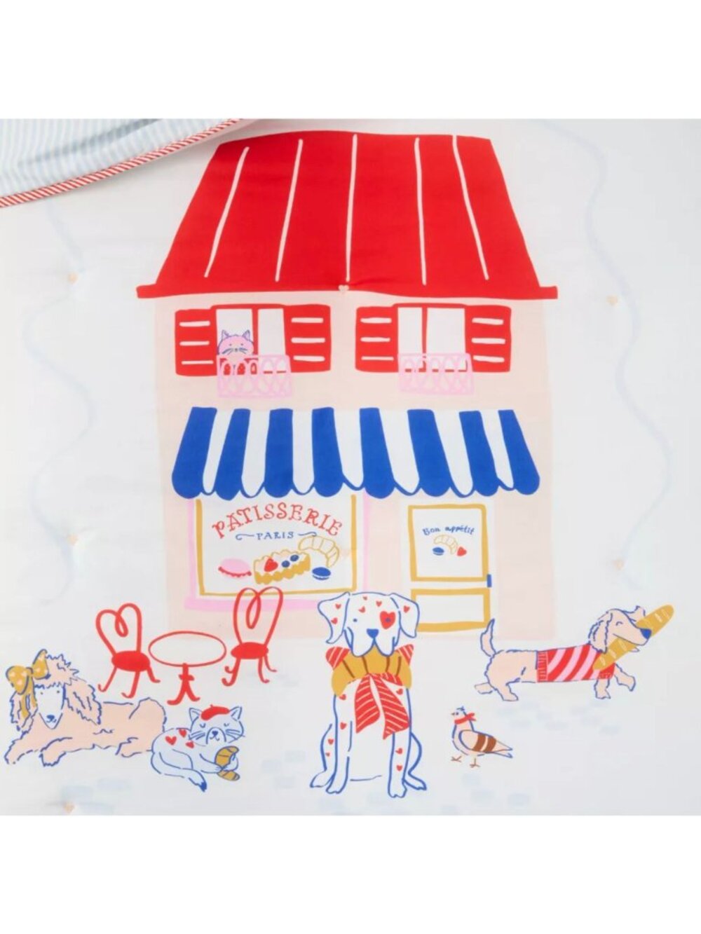 Target Full/Queen Paris Patisserie Scene Kids' Comforter Set - Pillowfort™ Dogs - Picture 4 of 14